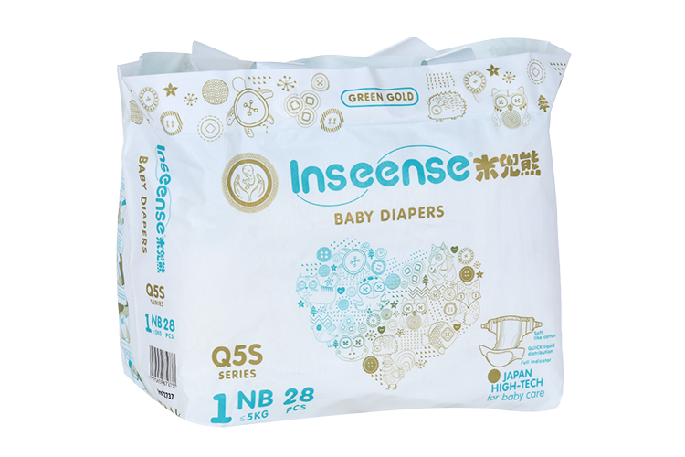 Подгузники Inseense Q5S 5 кг, 28 шт