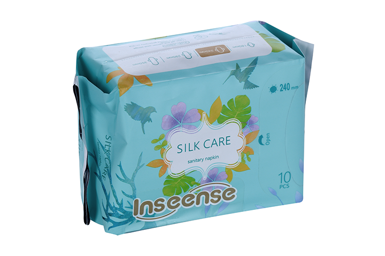 Прокладки Inseense Silk Care женск гигиенич дневн 4 капли, 240 мм, 10 шт