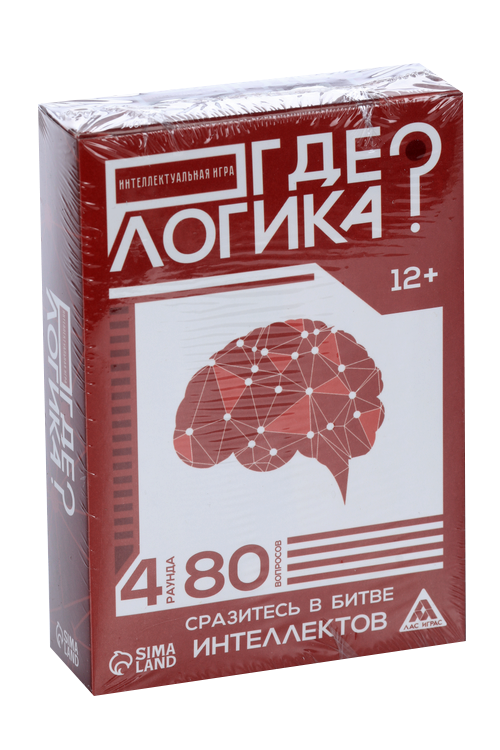 

Игра ЛАС ИГРАС интеллектуальная «Где логика», 80 карт