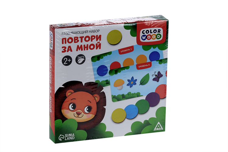 

Развивающая игра ЛАС ИГРАС «Повтори за мной» с деревянными вложениями