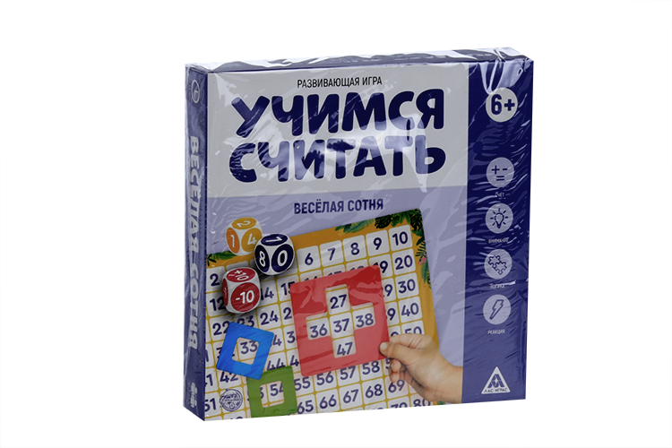 

Развивающая игра ЛАС ИГРАС «Учимся считать. Веселая сотня», 6+ x1