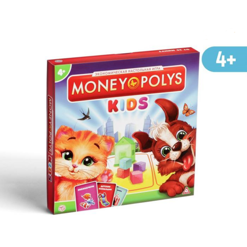 

Экономическая игра ЛАС ИГРАС «MONEY POLYS. Kids», 4+
