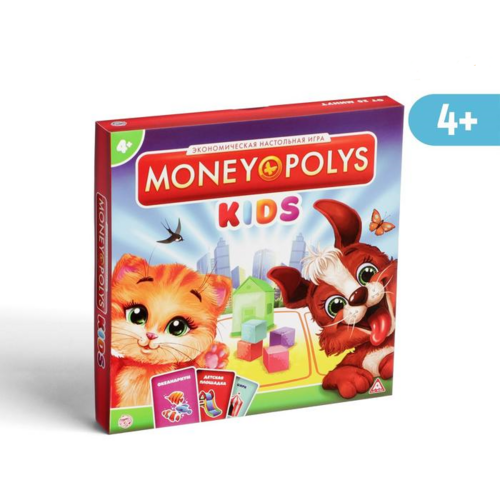 Экономическая игра ЛАС ИГРАС «MONEY POLYS. Kids», 4+ экономическая игра лас играс money polys город будущего