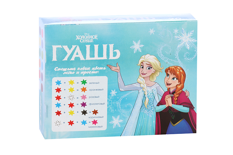 

Гуашь Disney 12 цветовх20 мл, «Холодное сердце»