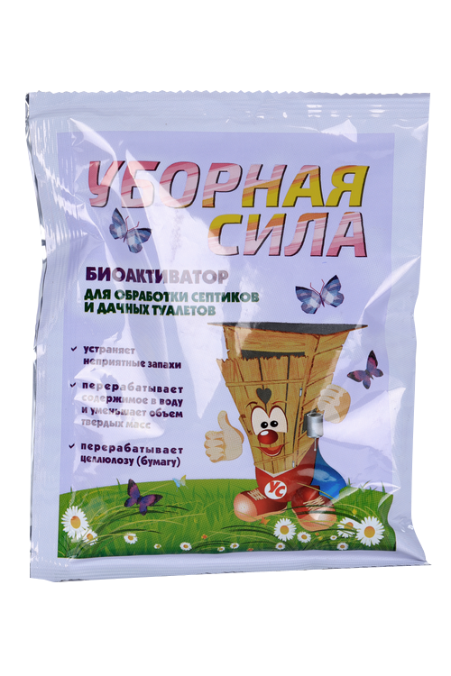 

Биоактиватор д/выгребных ям и септиков Уборная сила 75 г x1