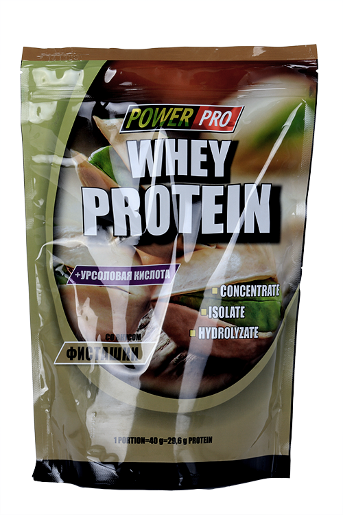 Протеин Power Pro Whey сывороточный со вкусом фисташки, 1 000 г