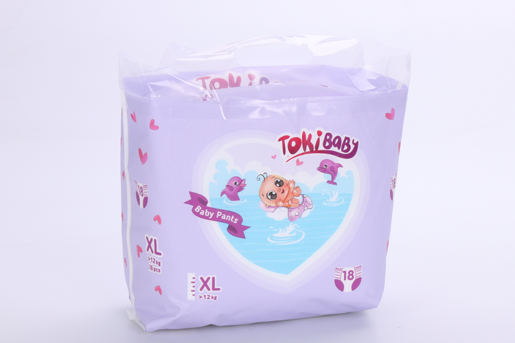 Подгузники-трусики TokiBaby дет XL 12 кг 18 шт 507₽