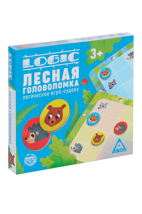 

Логическая игра-судоку ЛАС ИГРАС «Лесная головоломка»