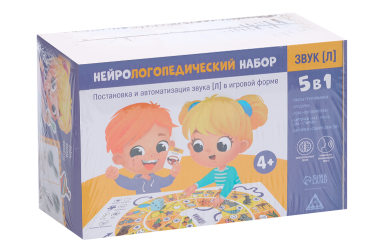 Нейрологопедический набор ЛАС ИГРАС Звук Л 5в1 4 629₽