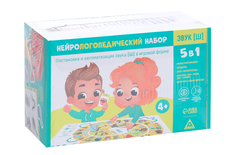 Нейрологопедический набор ЛАС ИГРАС Звук Ш 5в1 4 619₽