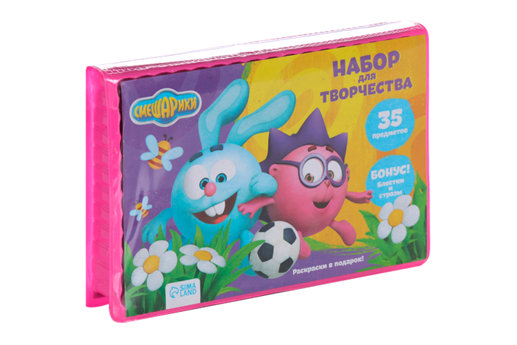 

Набор д/рисования Смешарики Крош и Ежик 35 предметов