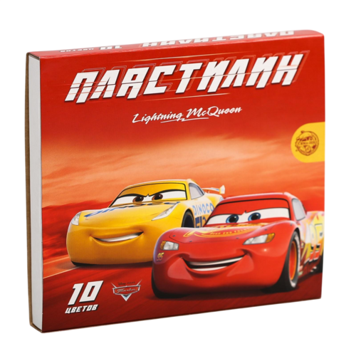 Пластилин Disney 10 цветов 150 г Чемпион Тачки