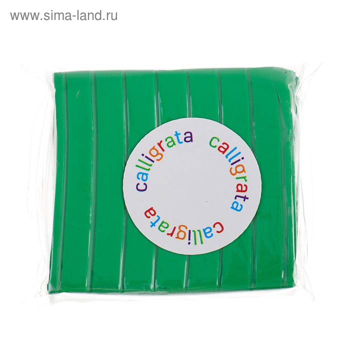 

Полимерная глина Calligrata, 50 г, зеленый
