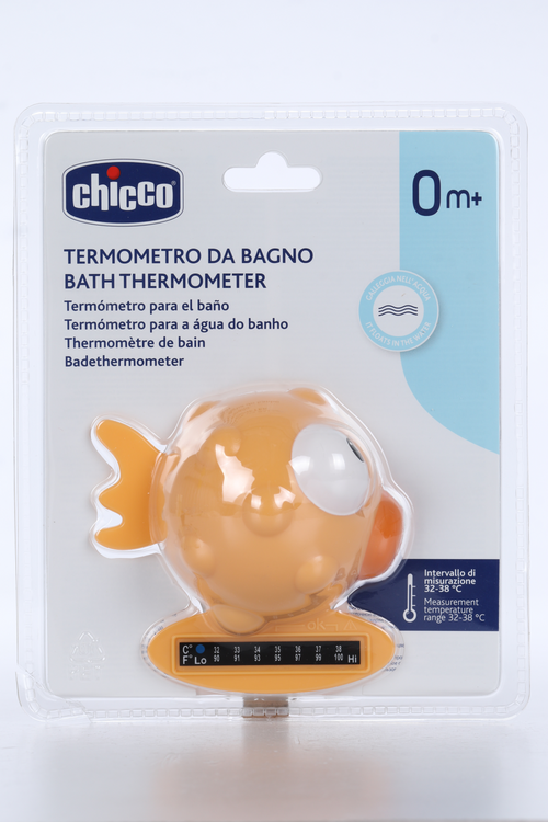 Термометр Chicco Рыба-Шар желтый д/ванны (с 0 мес)