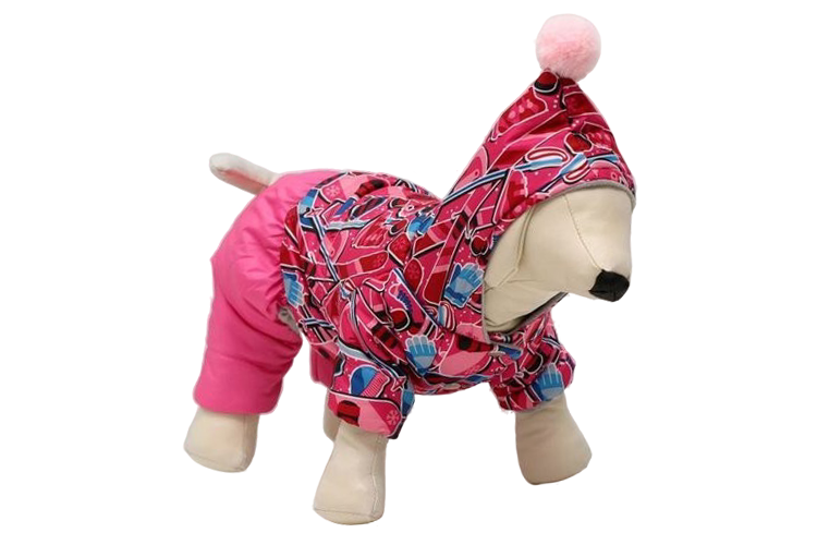 Комбинезон с махровым подкладом XS дс-18-20 см ош-24 см ог-30 см микс 745₽