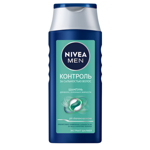 

Шампунь Nivea Men Контроль за сальностью волос д/волос, 250 мл, (82147)