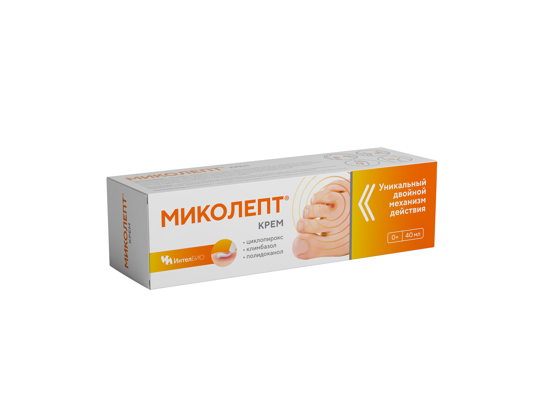 

Миколепт крем с противогрибковым эффектом, 40 мл