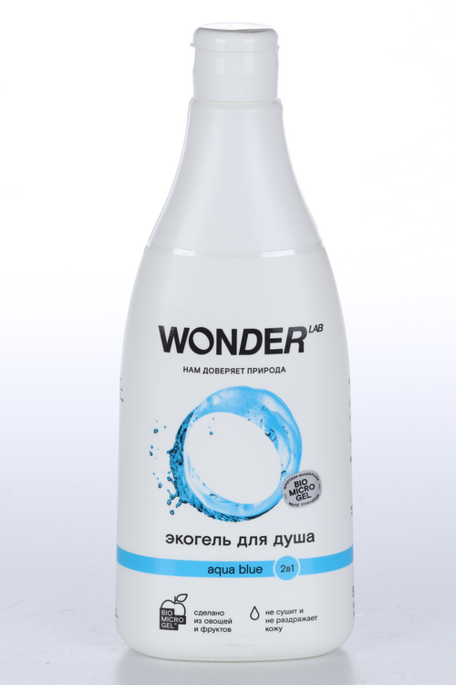 Экогель WONDER LAB ддуша 2 в 1 Aqua blue 550 мл 252₽