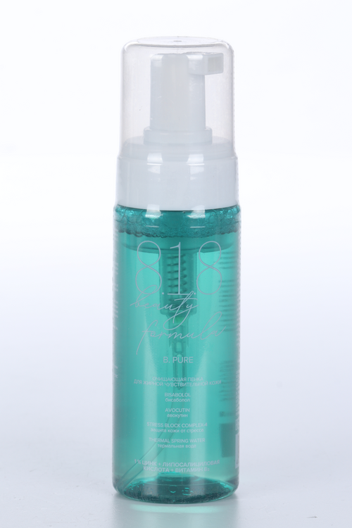 

Пенка 818 Beauty formula очищающая д/жирн чувствит кожи, 160 мл