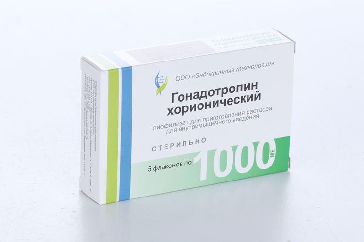 

Гонадотропин хорионический 1000 МЕ, 5 шт, лиофилизат для приготовления раствора для внутримышечного введения