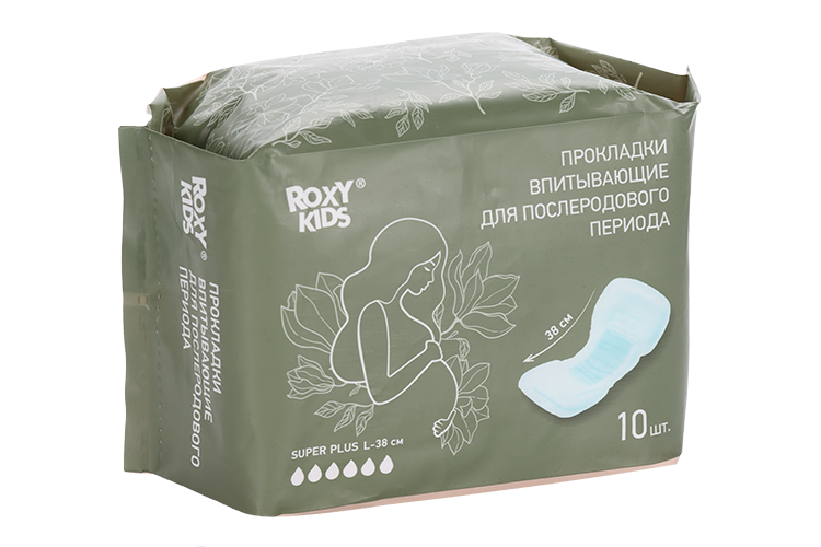 

Прокладки Roxy Kids Super Plus послеродовые 38 см, 10 шт
