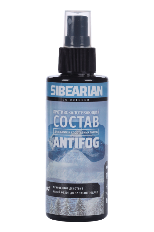

Противозапотевающий состав Sibearian ANTIFOG д/масок и спортивных очков 150 мл
