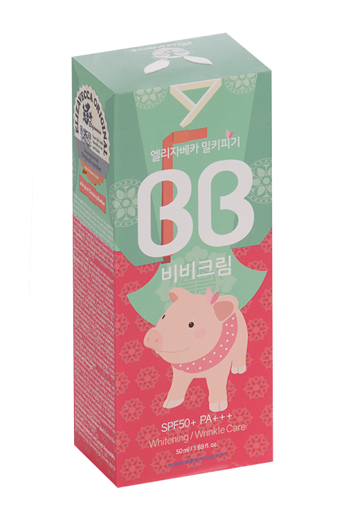 

BB Крем ELIZAVECCA Milky Piggy SPF50+ PA+++ д/лица увлажняющий 50 мл