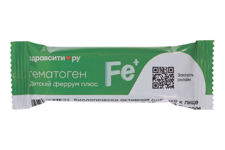

Гематоген Здравсити Народный детский феррум плюс, 35 г