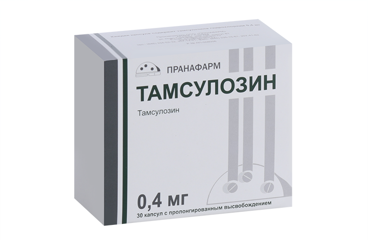 

Тамсулозин 0.4 мг, 30 шт, капсулы с пролонгированным высвобождением