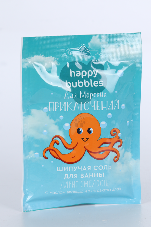 Соль дванн Happy Bubbles дморских приключений шипучая 100 г 36₽