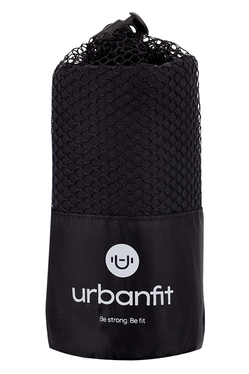 Полотенце Urbanfit спортивное охлаждающее микрофибра черный полотенце спортивное охлаждающее urbanfit 70х140 микрофибра зеленый