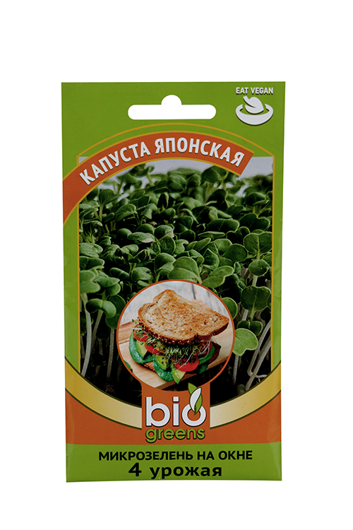 Микрозелень bio greens Н22 Капуста японская микс 5 г 22₽