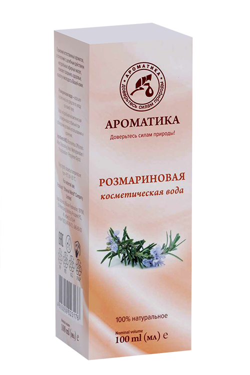Вода Ароматика Розмариновая косметическая, 100 мл