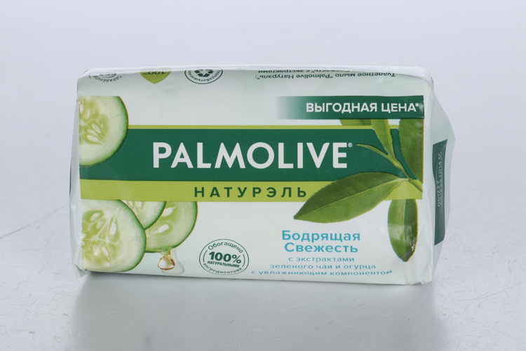 Мыло Palmolive Натурэль Бодрящая свежесть с экстр зелен чая и огурца, 150 г