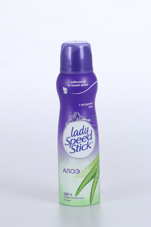 Дезодорант-антиперспирант Lady Speed Stick Алоэ д/чувствит кожи, 150 мл, спрей