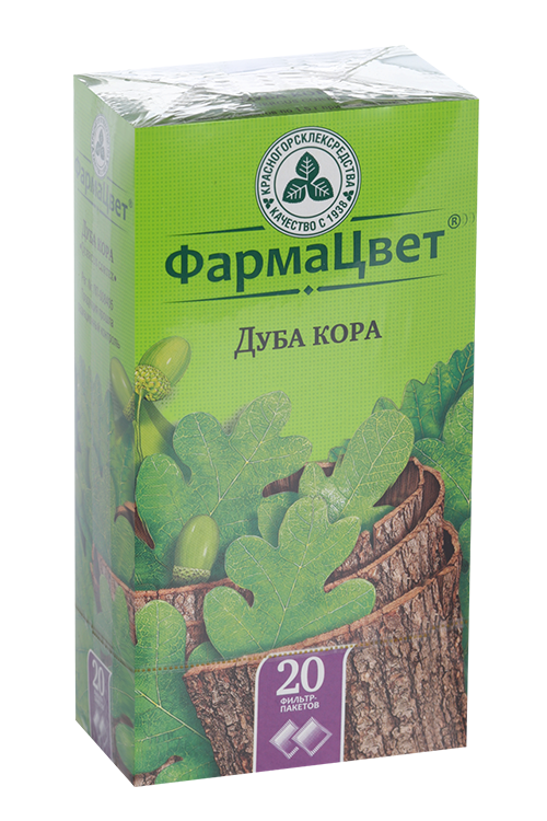Дуба кора ФармаЦвет, 1,5 г, 20 шт, фильтр-пакет