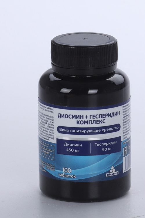 

Комплекс диосмин гесперидин Миофарм, 100 шт, таблетки