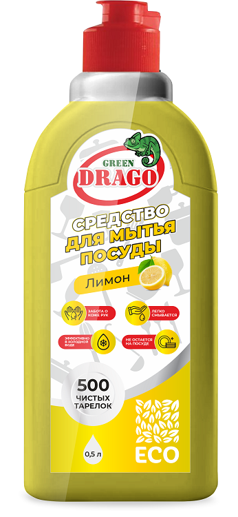 

Средство Green Drago Лимон д/мытья посуды 500 мл