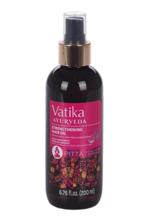 Масло Vatika Ayurveda ПИТТА ДОША д/укрепления ослабленных и тонких волос, 200 мл масло для ослабленных и тонких волос vatika ayurveda укрепление 200 мл