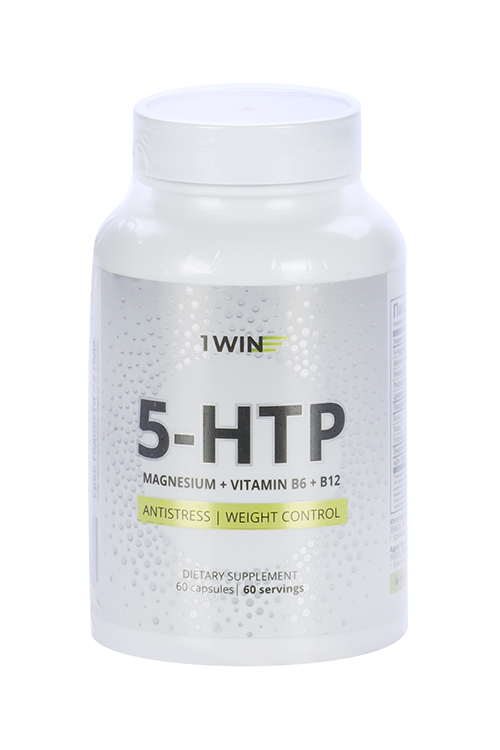 5-HTP Antistress Магний+Витамины B6+B12 1WIN, 60 шт, капсулы