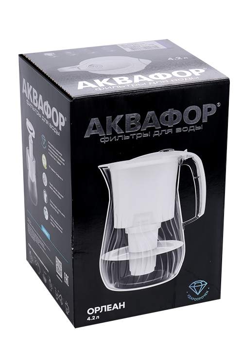 

Кувшин Аквафор орлеан д/воды с фильтром А7 синий 4,2 л