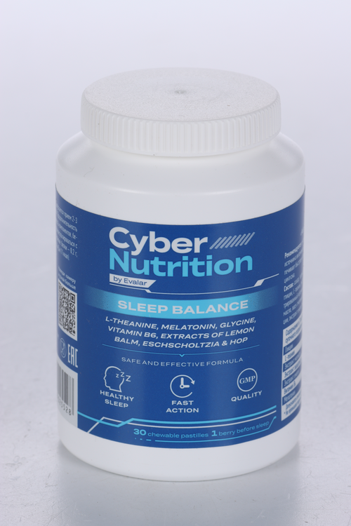 

Cyber Nutrition Sleep Balance Эвалар, 30 шт, пастилки