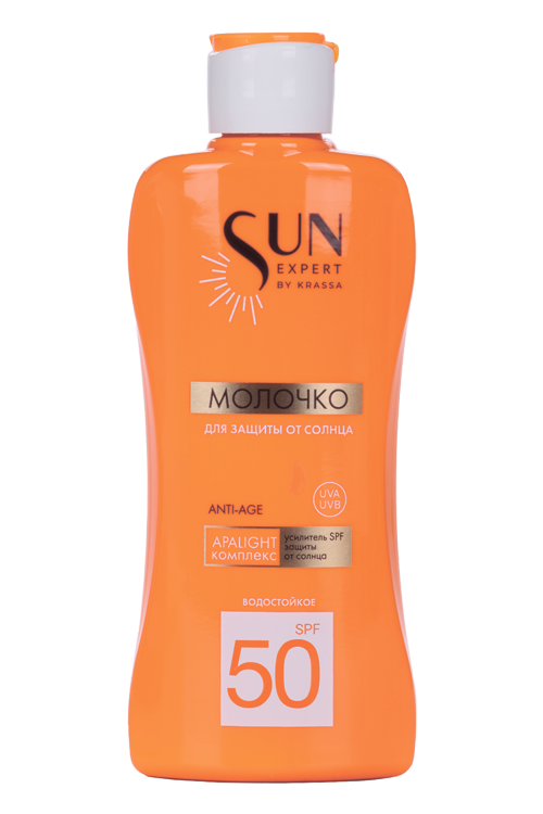 Молочко Krassa д/защиты от солнца SPF50, 180 мл