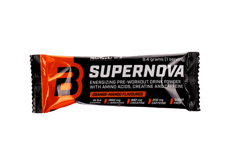 

Комплекс предтренировочный BioTechUSA Super Nova апельсин-манго, 9,4 г