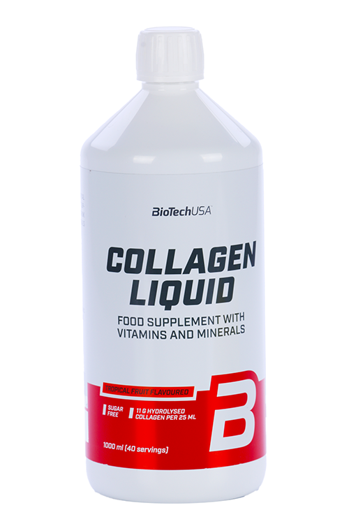 Коллаген BioTechUSA Collagen Liquid жидкий тропические фрукты, 1 000 мл