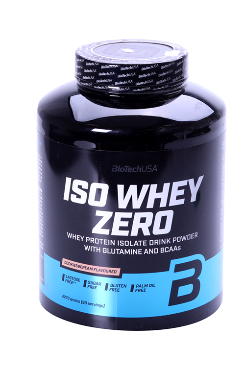 Протеин изолят сывороточный BioTechUSA Iso Whey Zero печенье-крем 2 270 г 9543₽