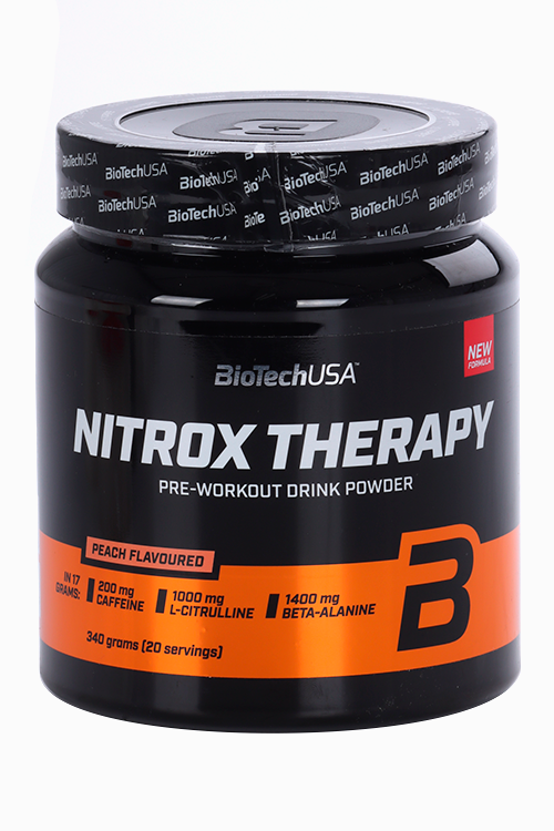 

Комплекс предтренировочный BioTechUSA Nitrox Therapy персик, 340 г