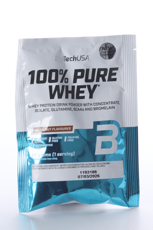 

Протеин сывороточный BioTechUSA 100% Pure Whey лесной орех, 28 г