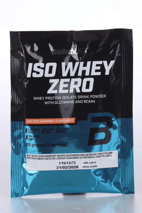 

Протеин изолят сывороточный BioTechUSA Iso Whey Zero соленая карамель, 25 г