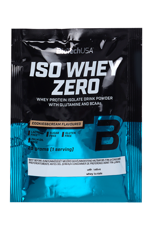 

Протеин изолят сывороточный BioTechUSA Iso Whey Zero печенье-крем, 25 г